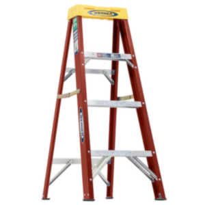 Werner Type 4' Fiberglass 225lb Step Ladder