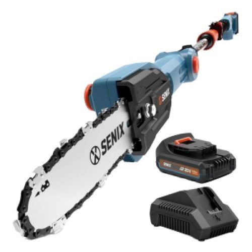 Senix 20V Cordless Telescopic Pole Saw w/Battery & Charger