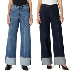 Amazon Essentials Women's Low Stretch High-Rise Cuffed Jean