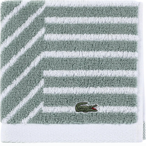 Lacoste 13'' Reversible Striped Towel