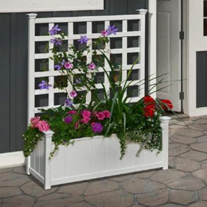 Vita Huron Weather Resistant Planter w/Trellis