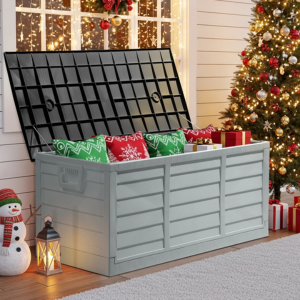 Ktaxon 75-Gal Outdoor Resin Storage Deck Box