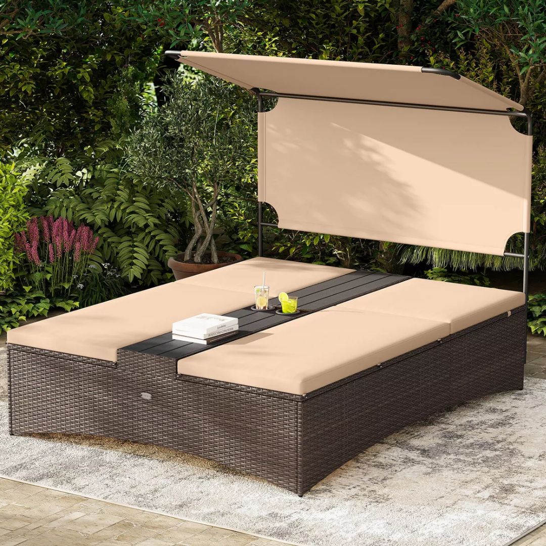 Costway 2-Person Outdoor Daybed