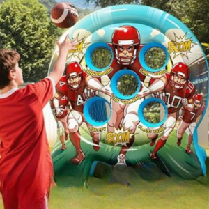 Inflatable 6' Football Target Toss Game