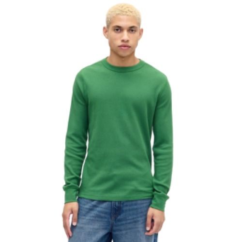 Gap Men's Waffle-Knit Crewneck T-Shirt