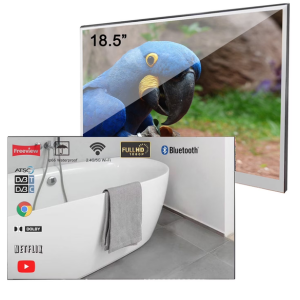 Bathroom 19'' Smart Bluetooth Mirror TV