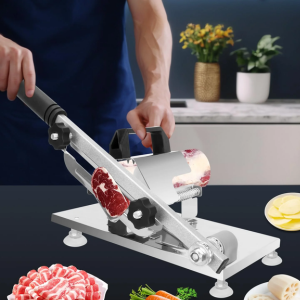Generic Stainless Steel Manual Frozen Meat Slicer