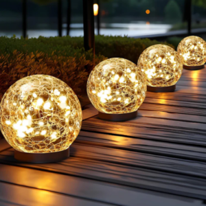 Solar 6-Pack Outdoor Globe Lights