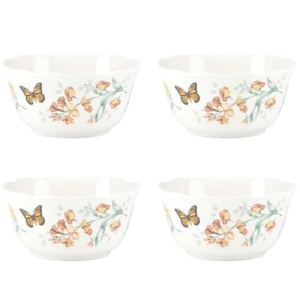Lenox 4-Piece Butterfly Meadow Melamine Bowl Set