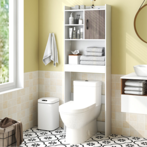 4-Tier Over the Toilet Storage Cabinet