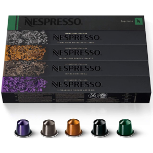 50-Count Nespresso Capsules Original Line Ispirazione Variety Pack