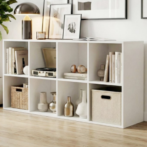 8-Cube Wood Storage Organizer
