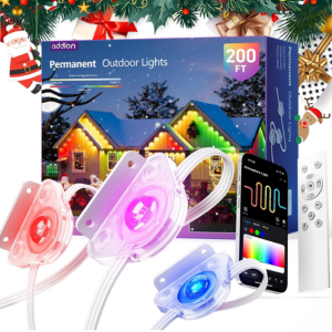 Permanent 200' Outdoor Smart RGB+IC Color-Changing Lights
