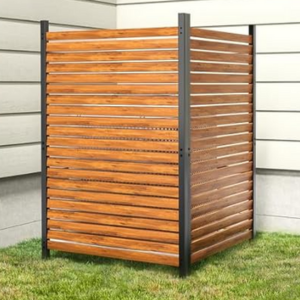 2-Panel Wood Privacy Screen