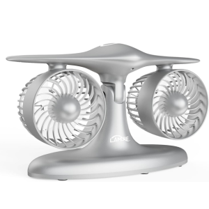 Cordless Aviation 8000mAh Desk Fan w/LED Light