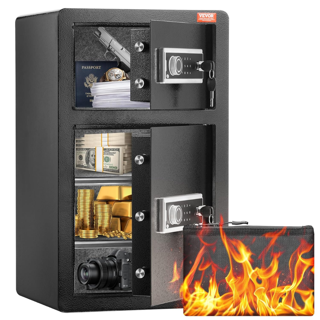 Fireproof 4.5 cu.ft. Safe Box w/Dual Alarm