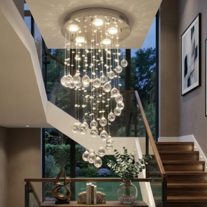 5-Light Crystal Accent Chandelier