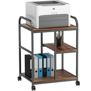 Adjustable Rolling Mobile Printer Stand