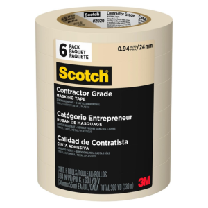 Scotch 6-Rolls Contractor Grade Masking Tape