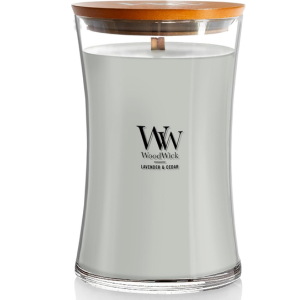 WoodWick 21.5oz. Lavender & Cedar Holiday Candle