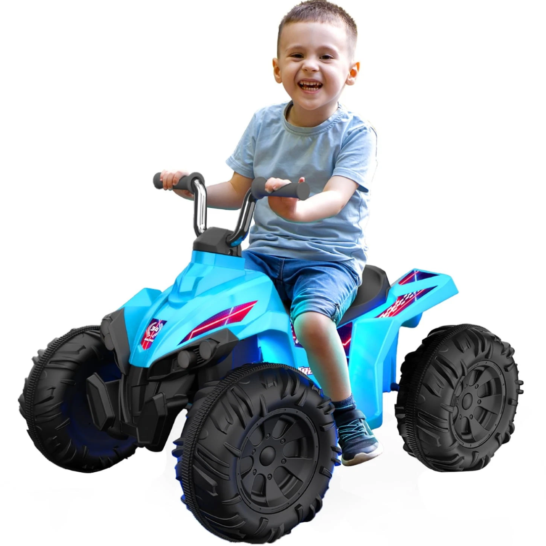 Flybar Kid's Trax 12V Glow ATV Ride-On Toy