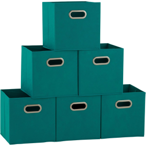 6-Pack Foldable Fabric Storage Bins