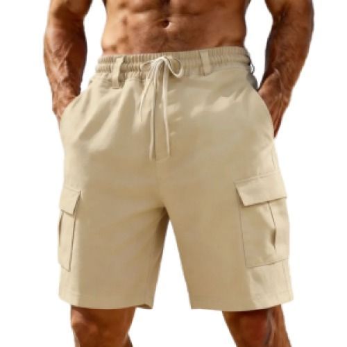 Men's Linen Cargo Shorts