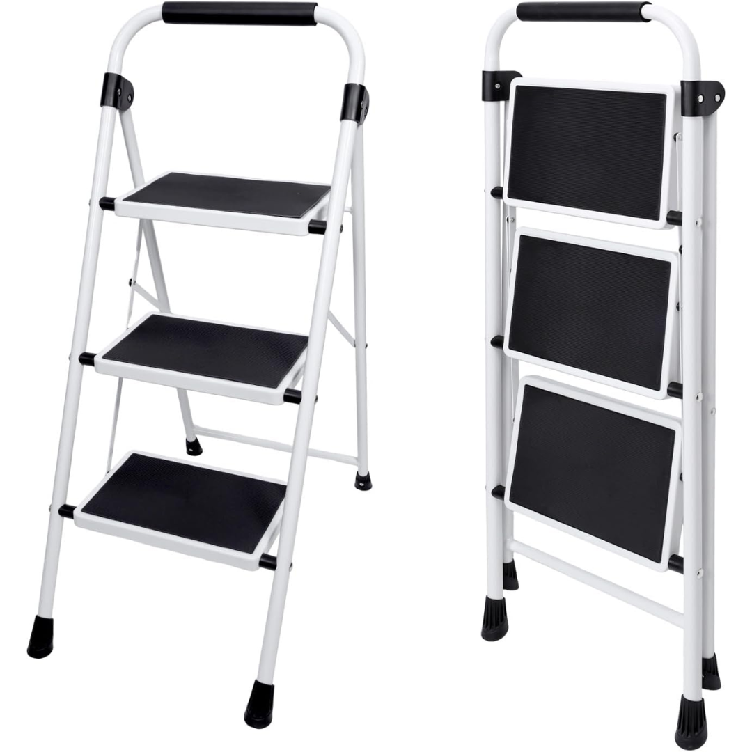 Foldable 3-Step Ladder Stool