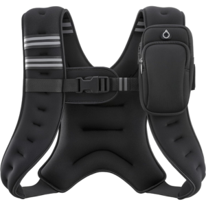 Weighted 12lbs Workout Vest w/Reflective Stripe