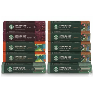 Starbucks Nespresso 100-Count Coffee Capsules