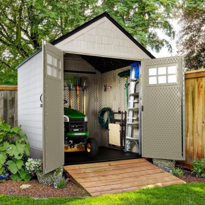 Rubbermaid 7' Weatherproof Outdoor Storage Shed