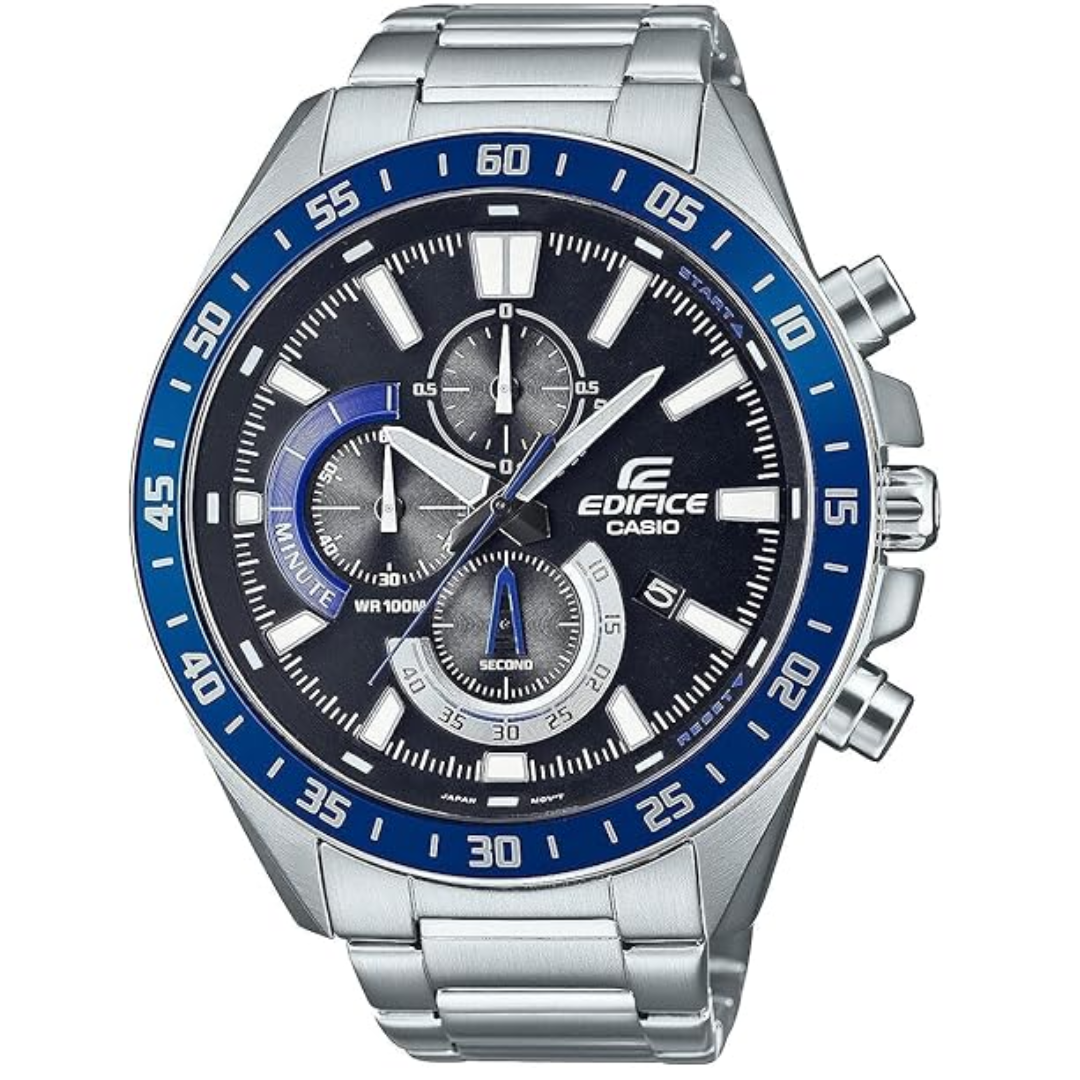 Casio Men's Silver Tone Stainless Steel Watch