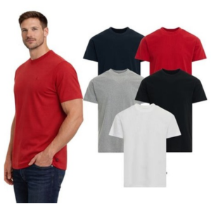 5-Pack Black Horse Club Men's T-Shirts
