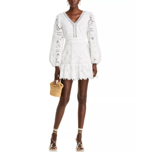 Aqua Lace Inset Dress