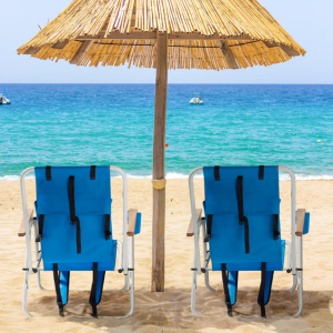 2-Pack Folding Beach Chairs