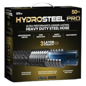 Hydrosteel PRO 50' Garden Hose