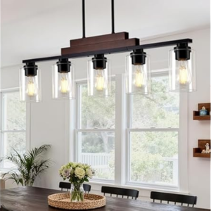 Farmhouse 5-Light Kitchen Island Hanging Chandelier