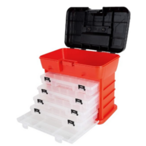 Stalwart 4-Compartment Tool Box
