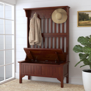 Cherry Hall Tree w/Bench