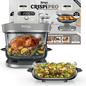 Ninja Crispi Pro 2.5Qt. 6-in-1 Glass Air Fryer w/Containers