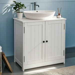 Pedestal Under Sink Vanity Cabinet