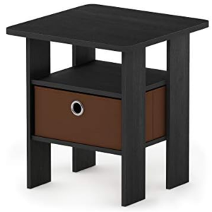 Furinno End Table w/Bin