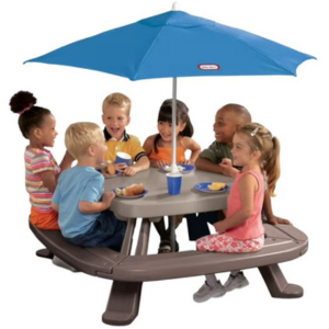 Little Tikes Kids Picnic Table w/Umbrella