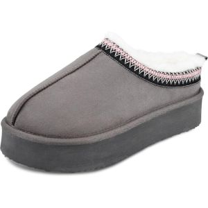 Jessica Simpson Women's Microsuede Clog Slippers