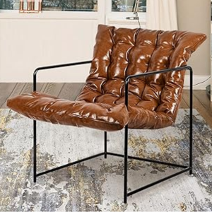 Mid Century Modern Sling Accent Chair