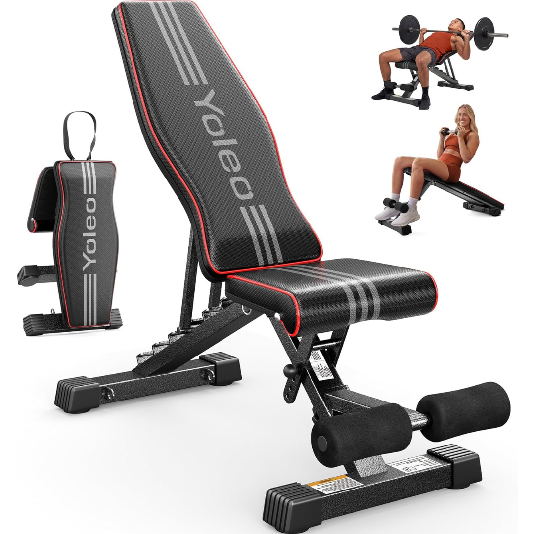 Foldable 827lbs Adjustable Weight Bench