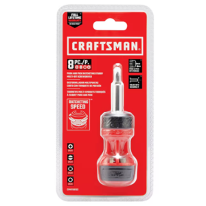 Craftsman 8-Piece Magnetic Ratcheting Screwdriver Set