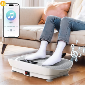 Vibration Plate Exercise Machine w/Resistance Bands