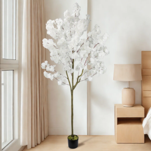 Artificial 6' Cherry Blossom Tree w/Pot