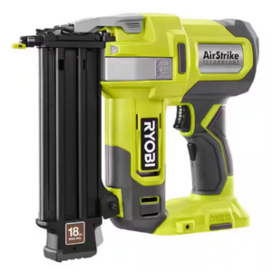 Ryobi One+ 18V Cordless AirStrike Brad Nailer Kit w/Battery & Charger
